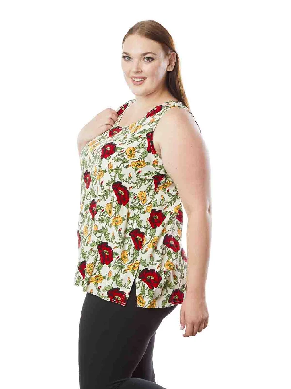 Tianello ""Plus"" Sized TENCEL™ ""Fromboliere""   ""Long"" Tank