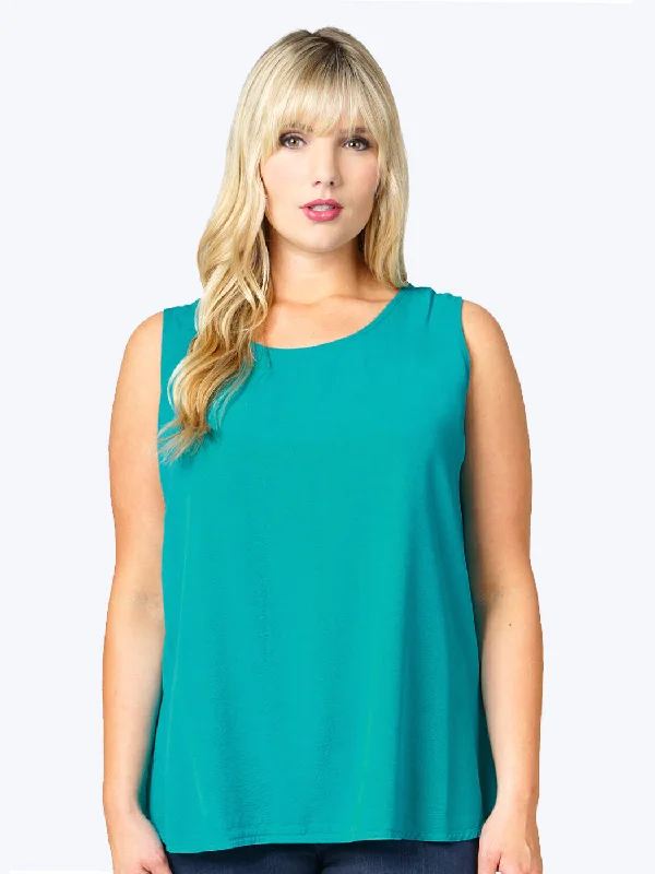 Tianello Plus Sized TENCEL™ ""Long"" Tank