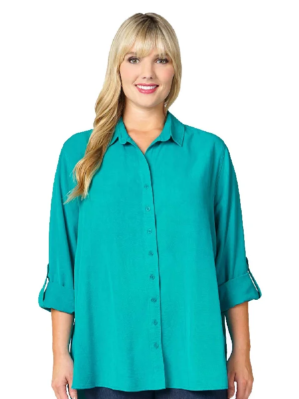 Tianello TENCEL™ Plus Sized ""Loving"" Blouse