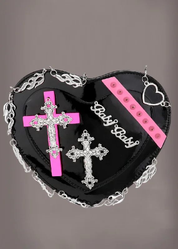 Punk Heart Crossbody Bag