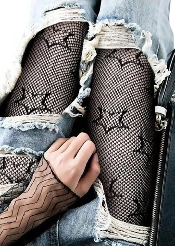 Star Fishnet Tights