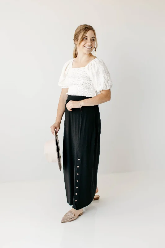 'Harper' Bamboo Blend Maxi Skirt FINAL SALE