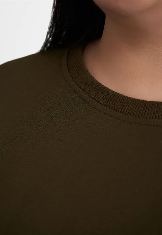 Jade Minimalist Pocket Jumper - Green