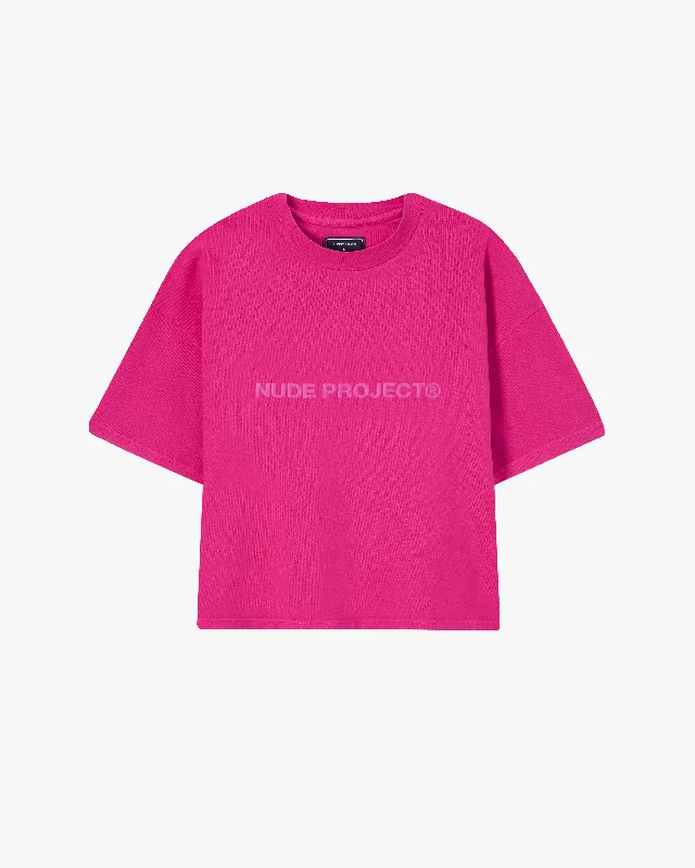 BOXY TEE FUCHSIA