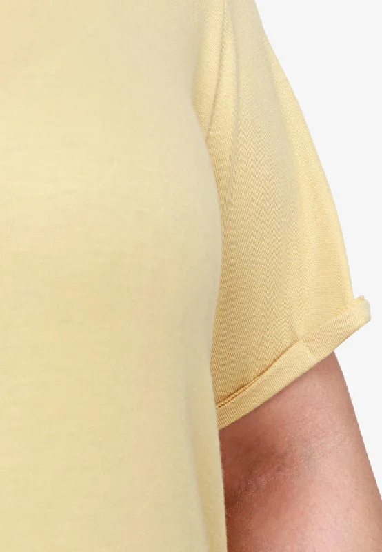 Shyna Super Soft & Light Short Sleeve Tee - Yellow