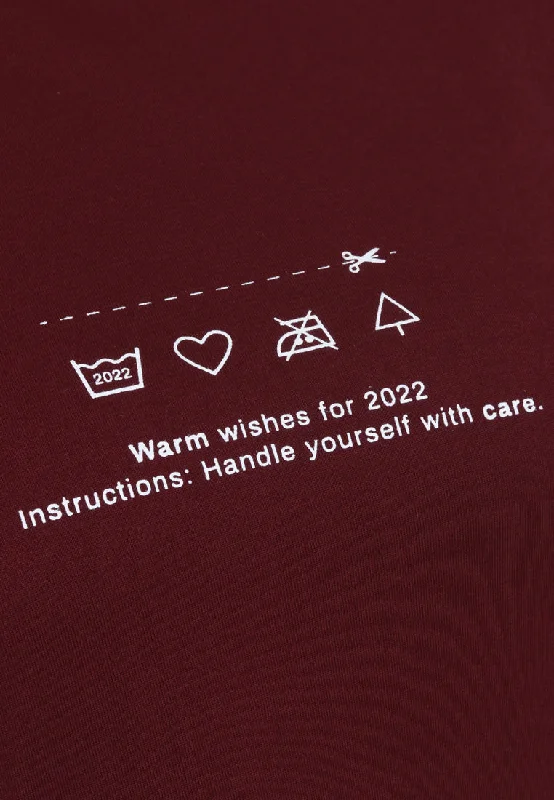 Self Care 2022 New Year Tee - Maroon