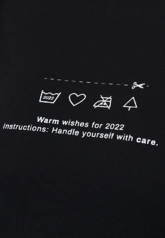 Self Care 2022 New Year Tee - Black