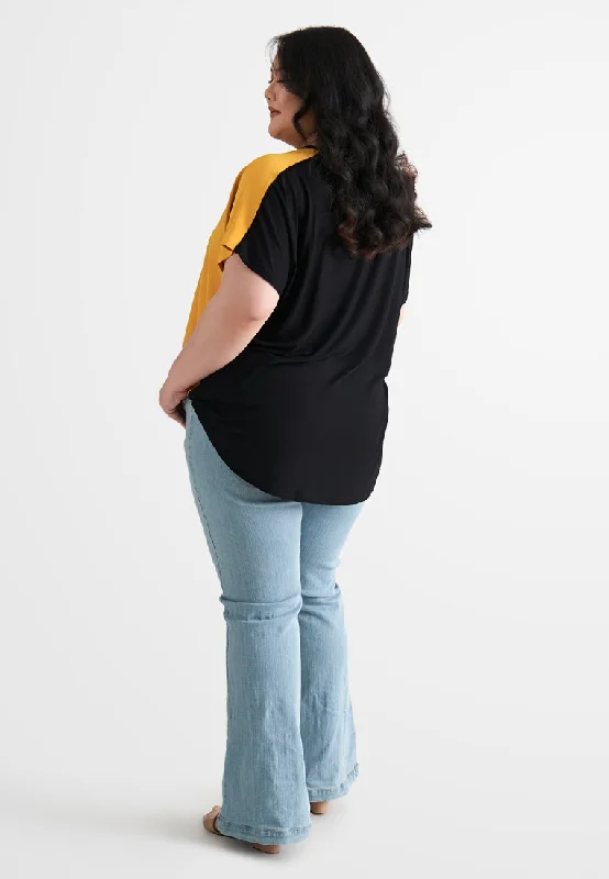 Pamela Back Stretch Lounge Top - Sunny Yellow