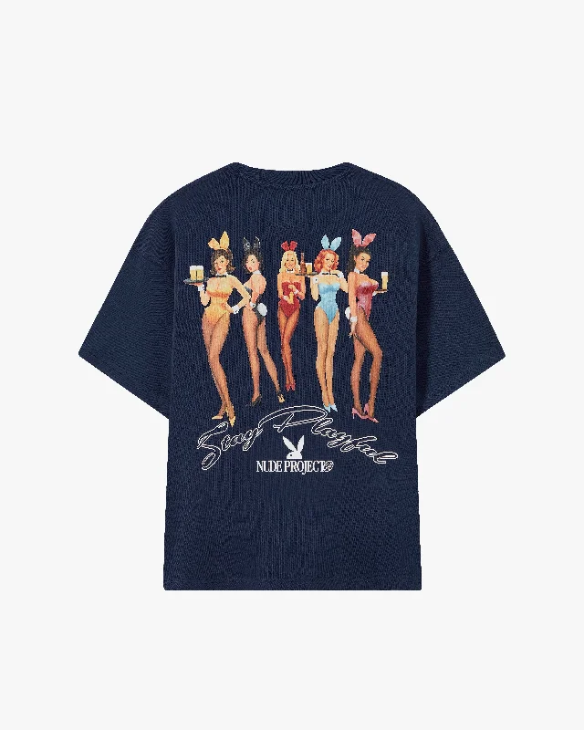 BUNNIES TEE NAVY