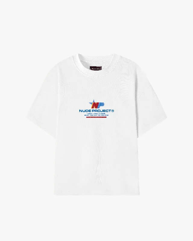 PODIUM TEE WHITE