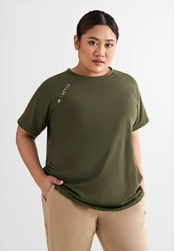 Raven Short Sleeve Sports Tee - Army Green