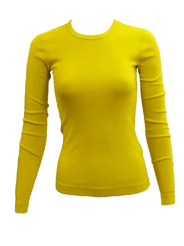 Three Dots Crewneck Long Sleeve Shirt (Bright)