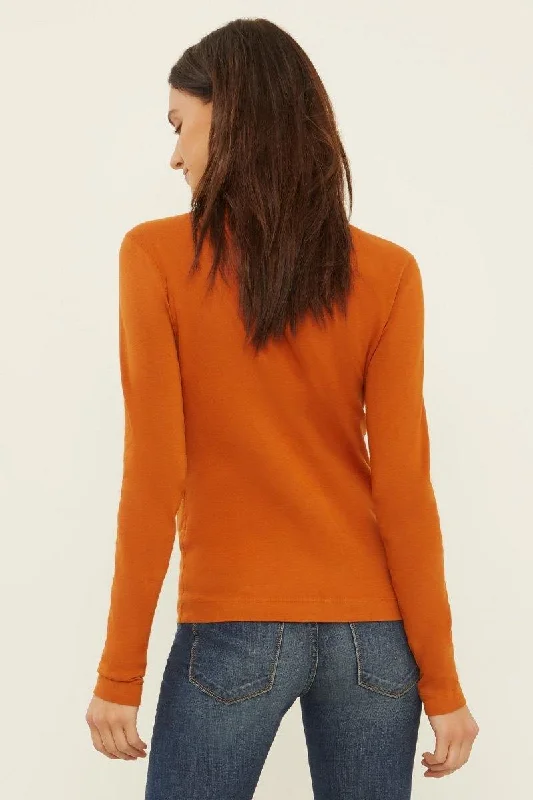 Three Dots Crewneck Long Sleeve Shirt (Bright)