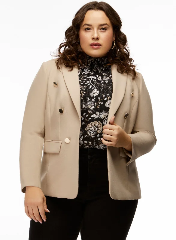 Button Detail Blazer