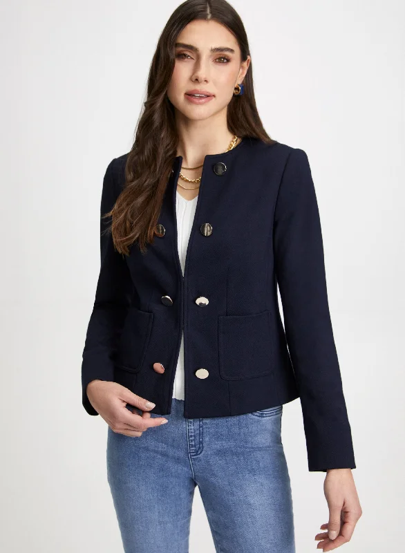 Button Detail Jacket