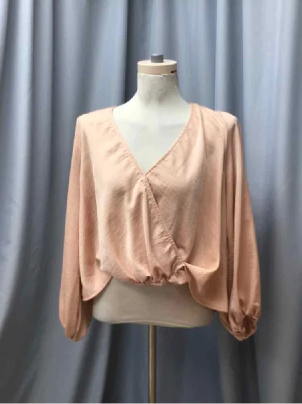 BLUE BLUSH SIZE SMALL Ladies BLOUSE