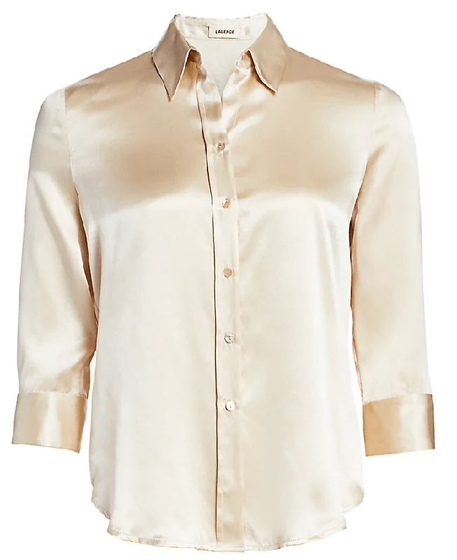 L'Agence Dani Three Quarter Sleeve Blouse