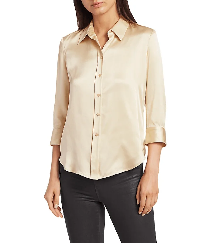 L'Agence Dani Three Quarter Sleeve Blouse