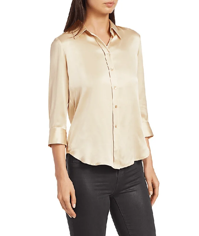 L'Agence Dani Three Quarter Sleeve Blouse