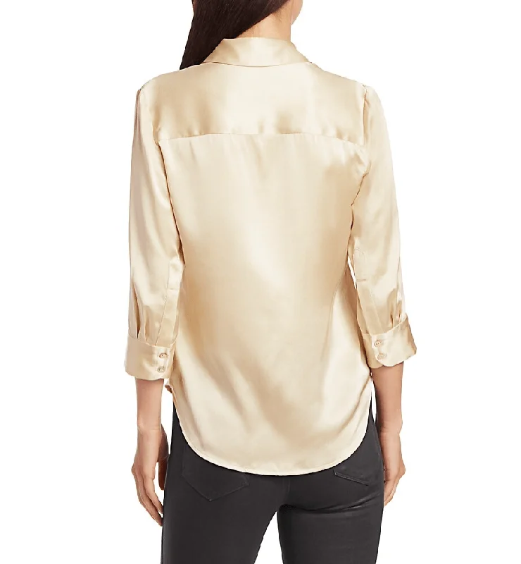 L'Agence Dani Three Quarter Sleeve Blouse