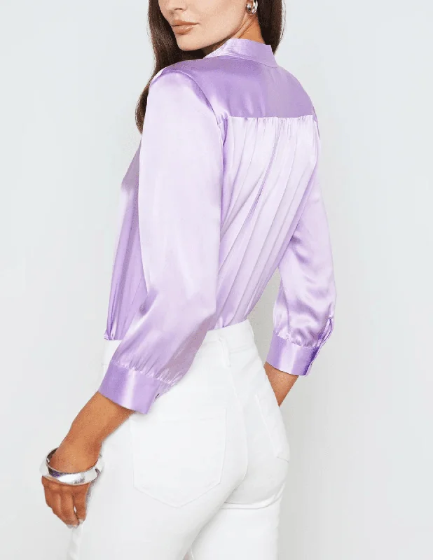 L'Agence Brisbane Three Quarter Sleeve Blouse