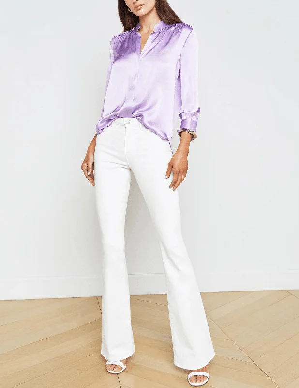 L'Agence Brisbane Three Quarter Sleeve Blouse