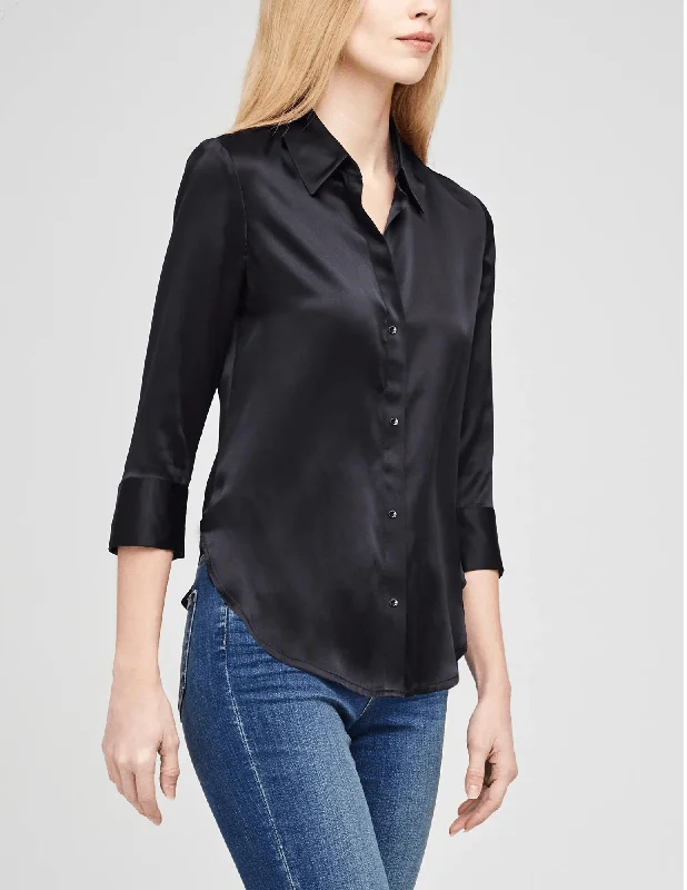 L'Agence Dani Three Quarter Sleeve Blouse