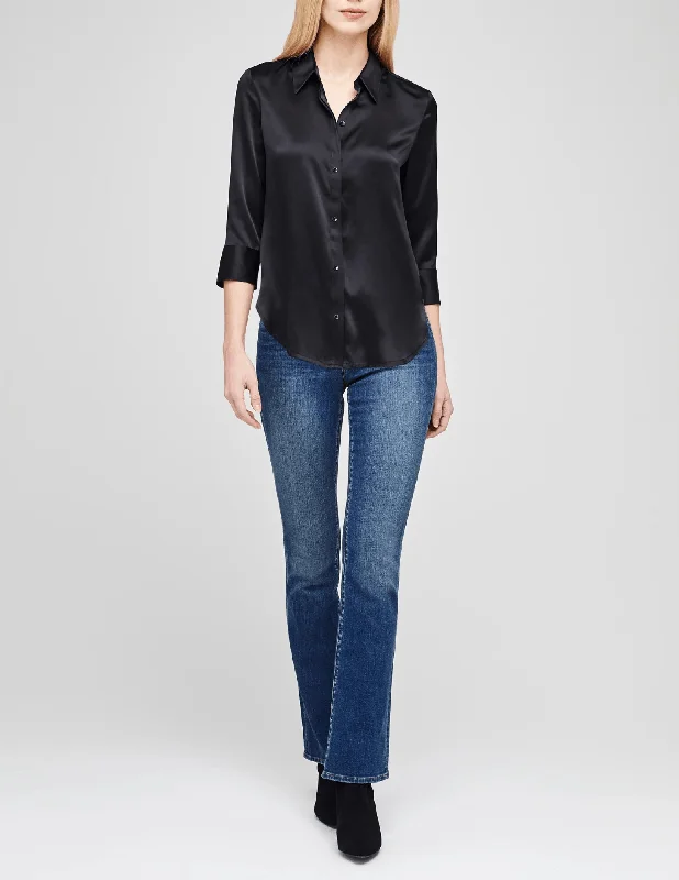 L'Agence Dani Three Quarter Sleeve Blouse