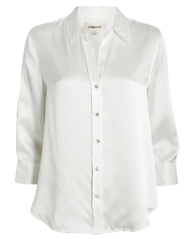 L'Agence Dani Three Quarter Sleeve Blouse