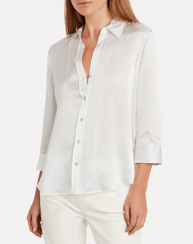 L'Agence Dani Three Quarter Sleeve Blouse