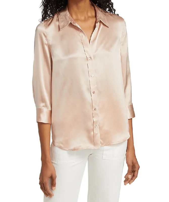 L'Agence Dani Three Quarter Sleeve Blouse