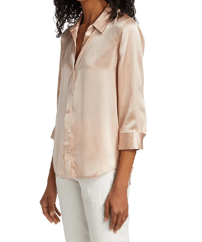 L'Agence Dani Three Quarter Sleeve Blouse