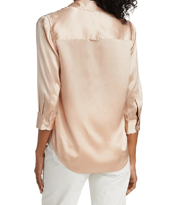 L'Agence Dani Three Quarter Sleeve Blouse