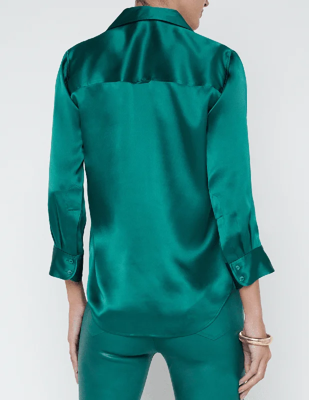 L'Agence Dani Three Quarter Sleeve Blouse