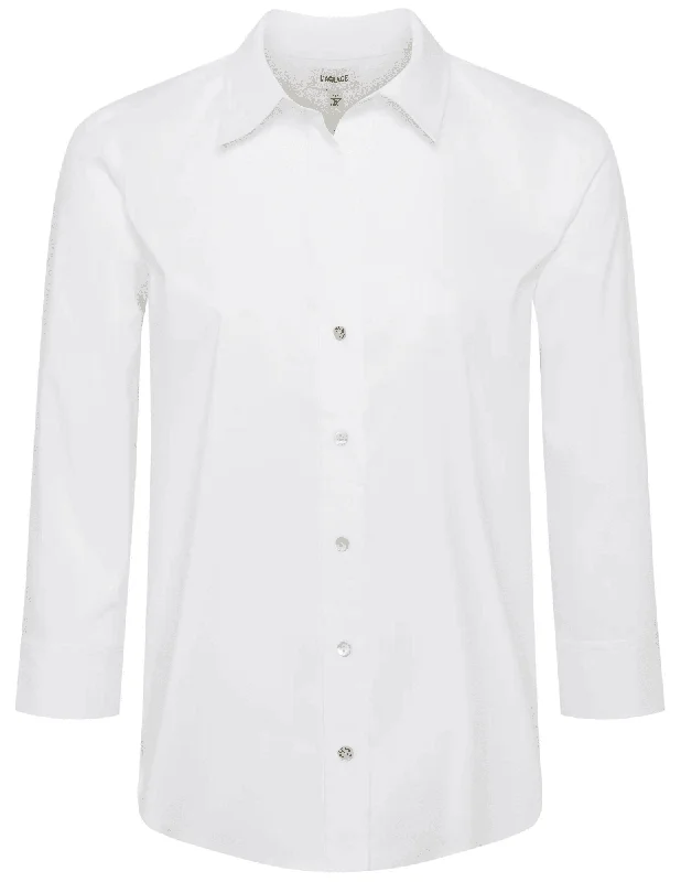 L'Agence Daniella Three Quarter Sleeve Blouse