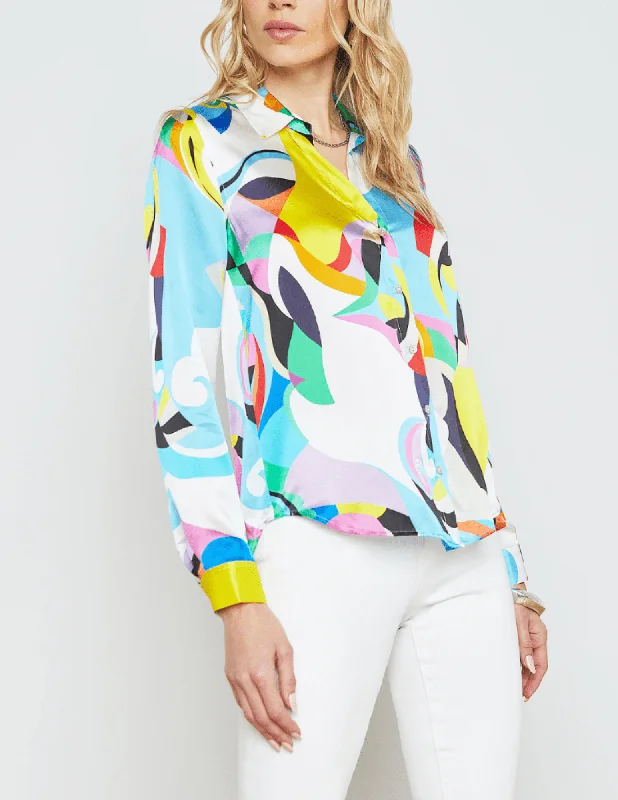 L'Agence Tyler Long Sleeve Blouse