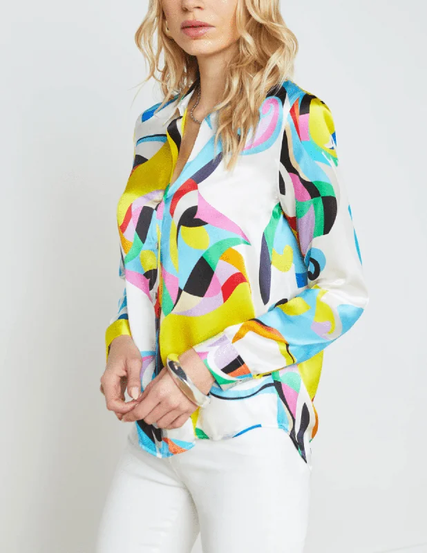 L'Agence Tyler Long Sleeve Blouse