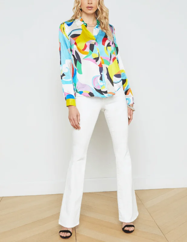 L'Agence Tyler Long Sleeve Blouse