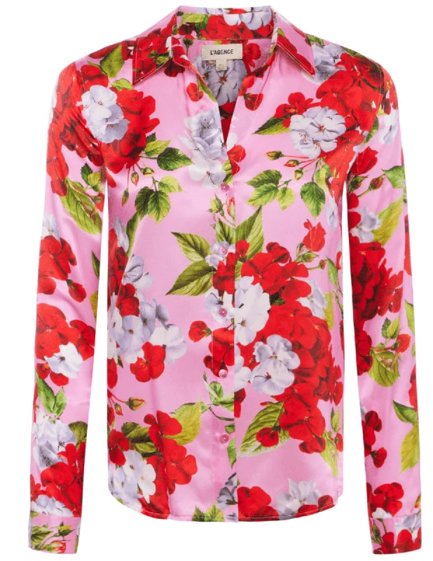 L'Agence Tyler Long Sleeve Blouse