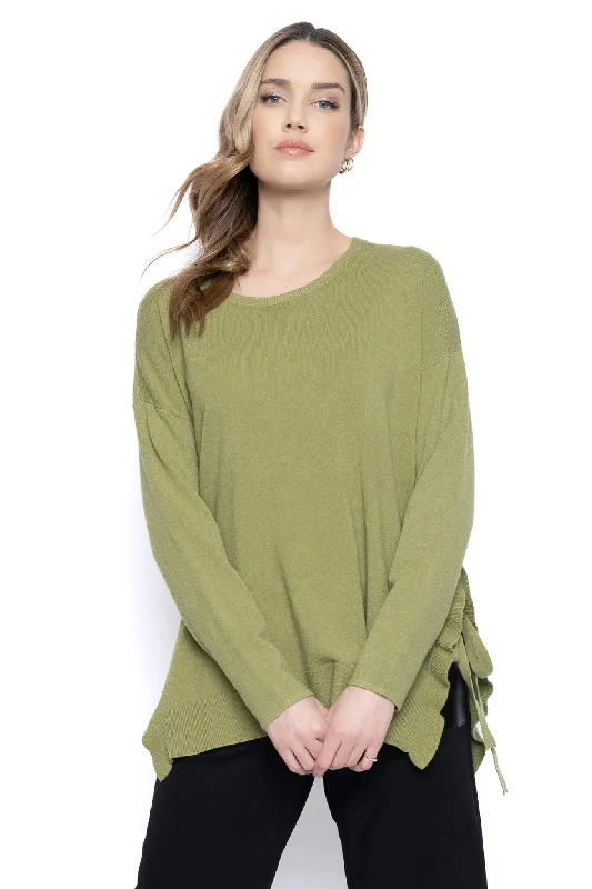 Side-Tie Sweater Top