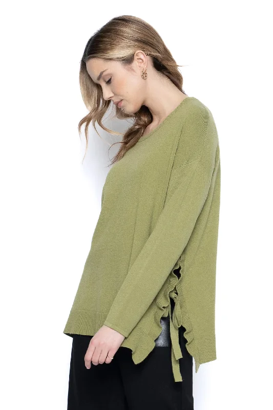 Side-Tie Sweater Top