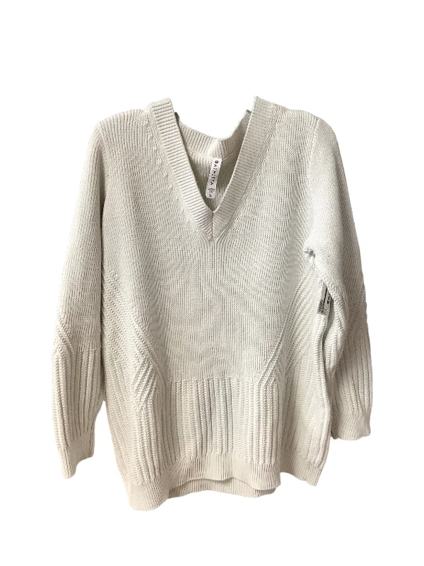 Sweater By Athleta In White, Size: Xl