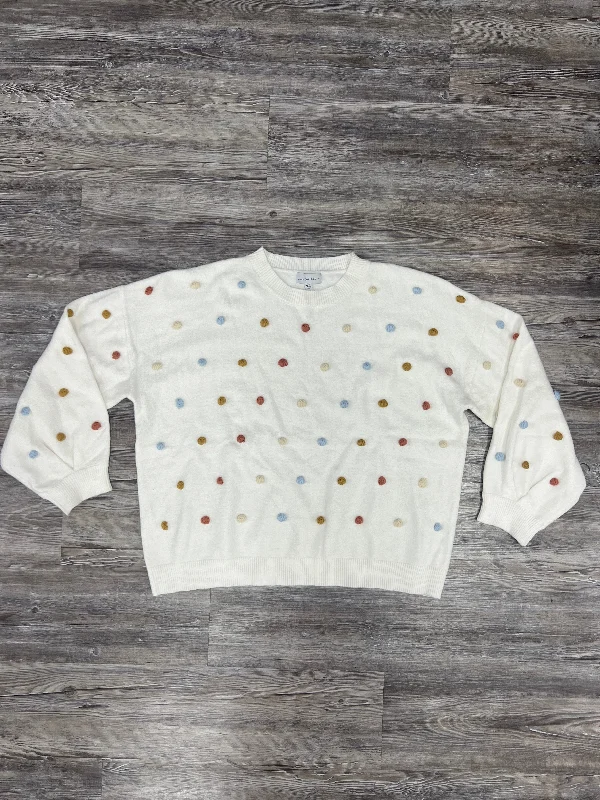 Sweater By Cmc In White, Size: Xxxl