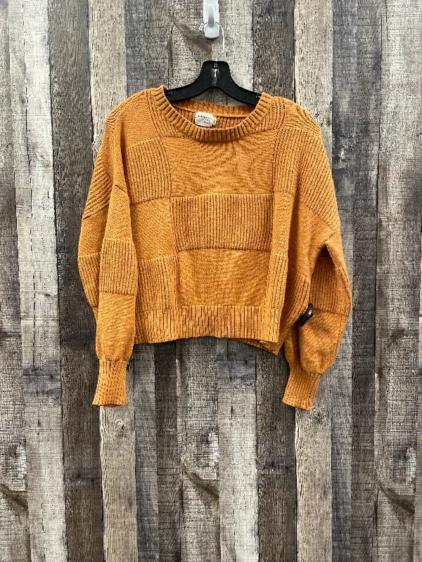 Sweater By Debut In Orange, Size: L