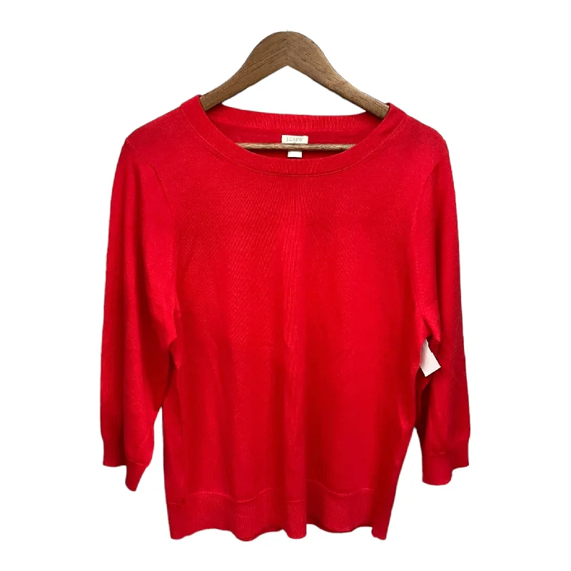 Sweater By J. Crew In Red, Size: Xl