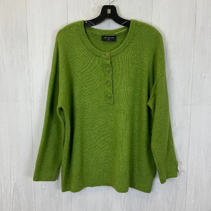 Sweater By Lane Bryant In Green, Size: Xl