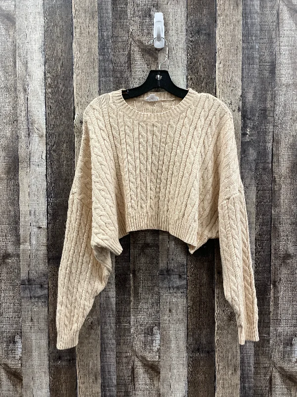 Sweater By Le Lis In Tan, Size: M