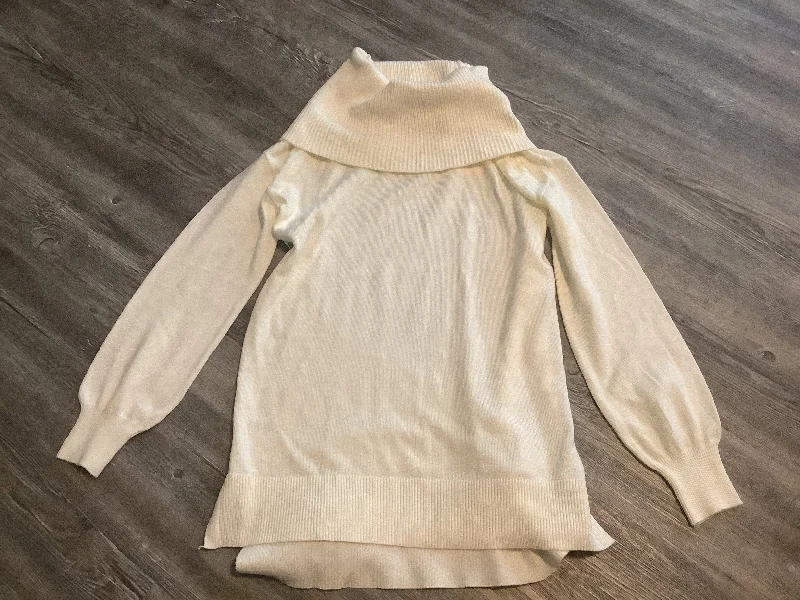 Sweater By Loft In Cream, Size: S