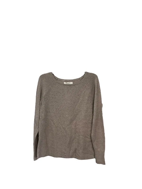 Sweater By Loft In Taupe, Size: S