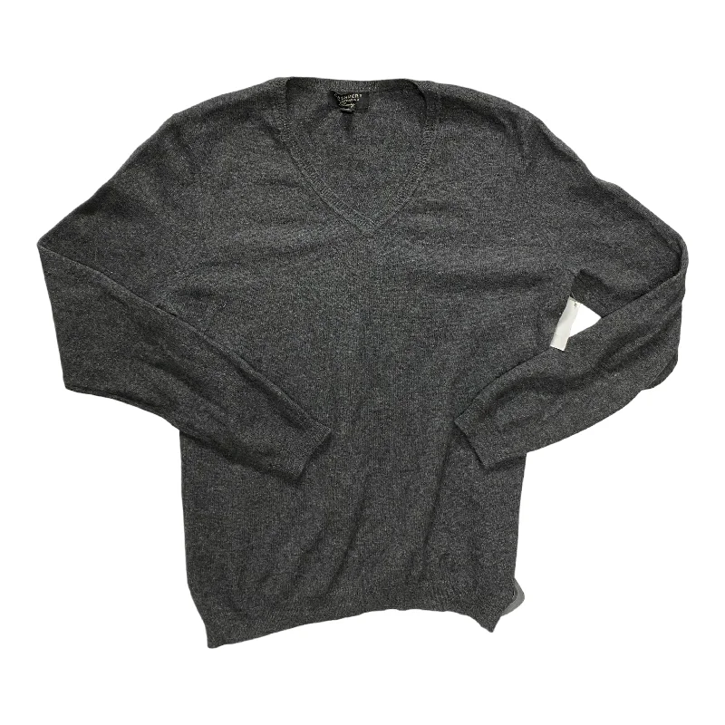 Sweater Cashmere By Charter Club In Grey, Size: L